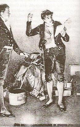 Mr. Yates rehearsing, from an 1892 edition of Mansfield Park