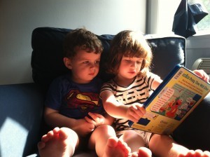 reading kids