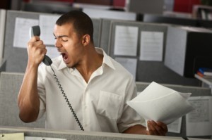 Angry Office Worker