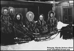 The Sisters of Providence often traveled by dog team during Nome’s cold winters.
