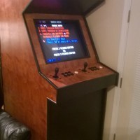 Arcade KickAss DIY MAME-based gaming machine. Doesn't look fun for player 2 though...