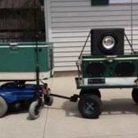 Bruce Strauss’ Colebot robotic cooler will open and deliver your favorite bottled beverages