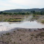 The landscape looks as if it were part of a SFF flick.