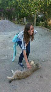 ali with cat