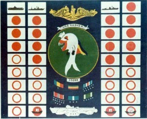 Battle flag of the USS Rasher (US Navy)