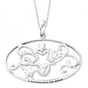 I believe in you necklace