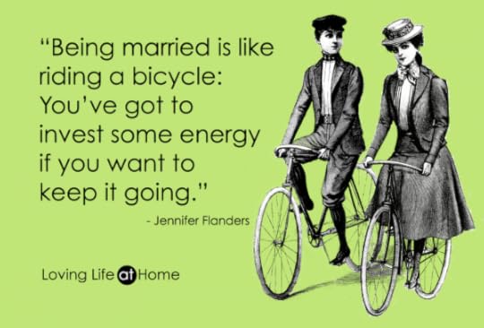 Being Married is Like Riding a Bike