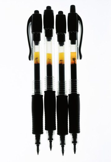 kevin van aelst, pens, sunset, palm trees