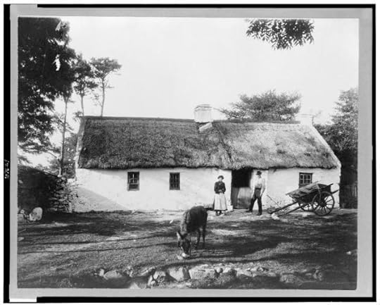 Separation. Many Irish families could not afford to emigrate together. For whatever reason, all three of these women's husbands left their family home for America, never to return (Library of Congress)