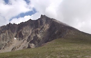 Image of Hagues Peak from The Saddle