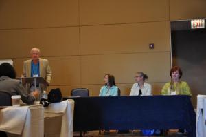 Self Publishing Panel with Arthur Powers (moderator), Ann Frailey and Eileen Leamy