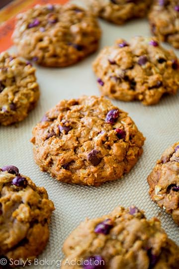 Pumpkin Chocolate Chip Oatmeal Cookies. Chewy, moist, and soft without being cakey. sallysbakingaddiction.com