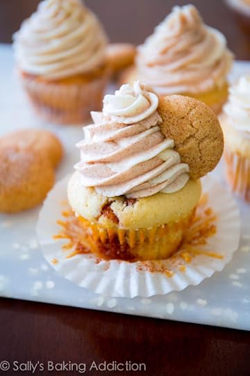 Snickerdoodle Cupcakes with Cinnamon Swirl Frosting. These are amazingly good! sallysbakingaddiction.com
