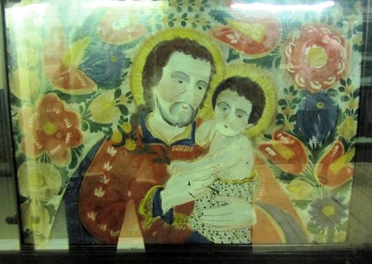 Painting of St. Joseph in the Museumsdorf Bayerischer Wald