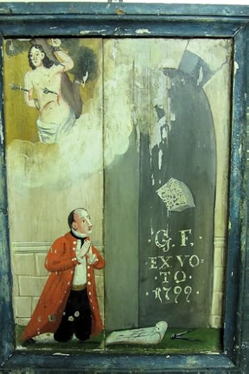 Votive plaque at the Museumsdorf Bayerischer Wald