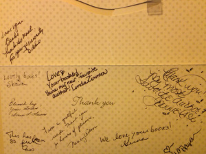 I will treasure this thank you note always!