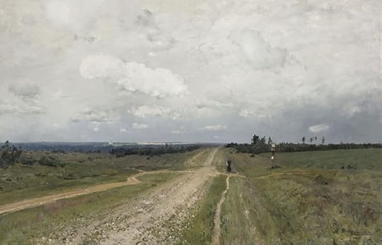 Before 1917, crowds of prisoners in shackles marched along the Vladimir Highway, known as Vladimirka, to the place of their exile in Siberia. (Isaak Levitan. The Vladimirka (1892). Tretyakov Gallery, Moscow. Public domain via Wikimedia Commons)