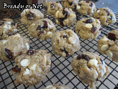 White Choc Cranberry Cookies