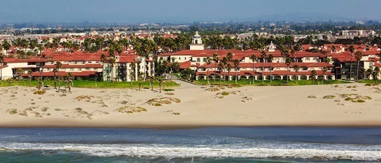 embassy suites mandalay beach ocean aerial view