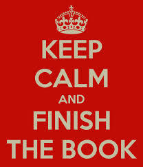 keep calm finish book