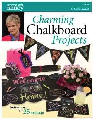 10 Sewing Tips for Using Chalkboard Fabric by Nancy Zieman