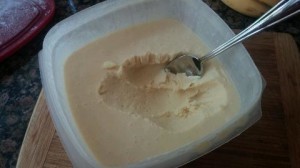 Yummy vanilla custard.