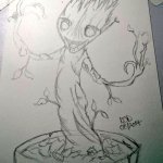 I AM BABY GROOT - Pencil