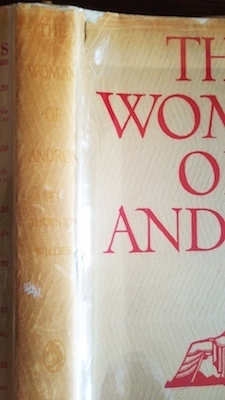 The Woman of Andros by Thornton Wilder (1930), First Edition First Printing