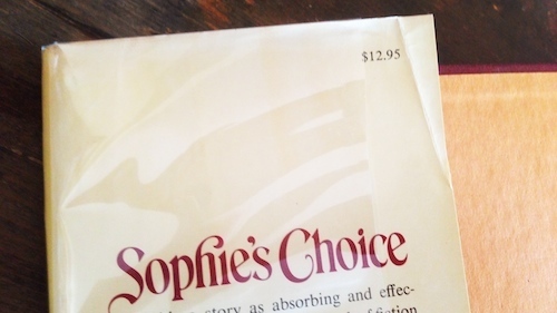 Sophie's Choice by William Styron (1979), First Edition First Printing