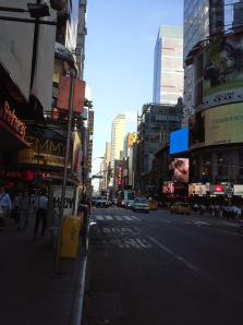 Looking Down 42nd St