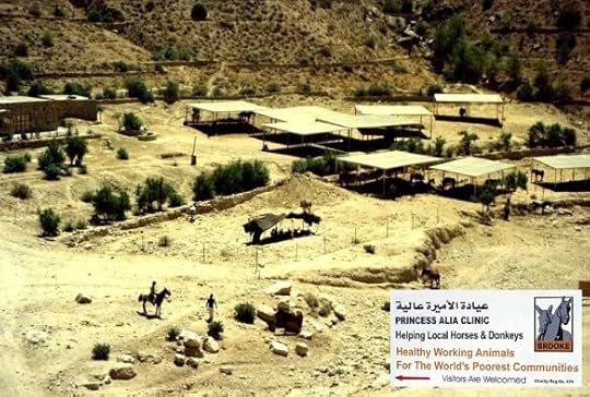 The Brook Hospital for Animals at Petra, founded by the Brooke's patron in Jordan, HRH Princess Alia bint Al Hussein.