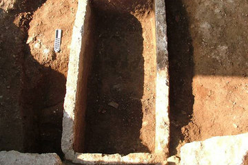 a 2,800-year-old greek tomb.