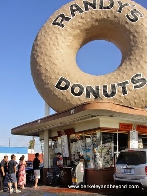 line at Randy's Donuts in Inglewood, California