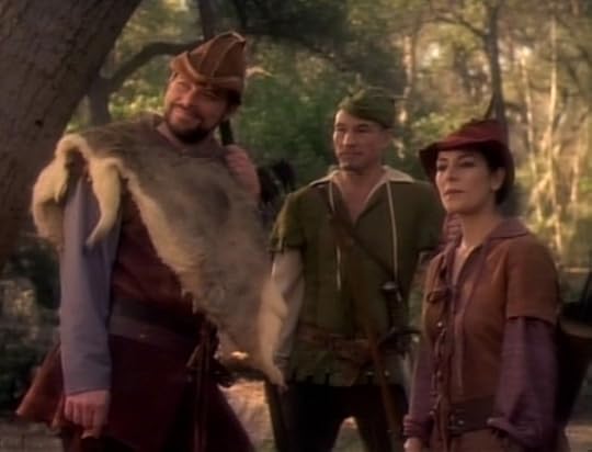 Surely holodeck episodes were just an excuse for the costume department to go nuts!