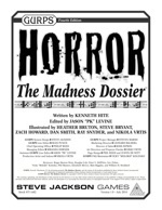 GURPS Horror: Madness Dossier