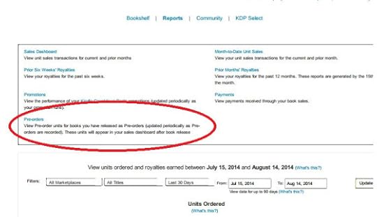 Pre-orders