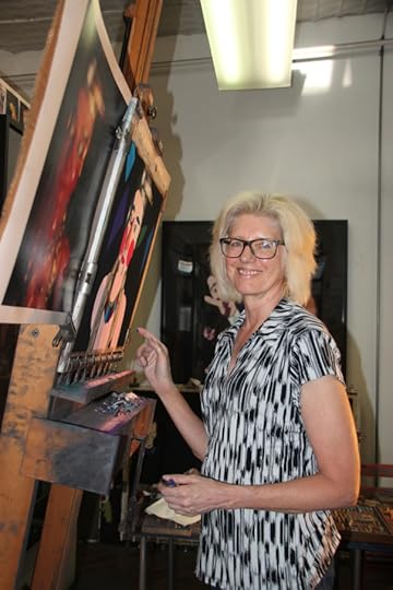 In the studio, Photo: Britta Konau