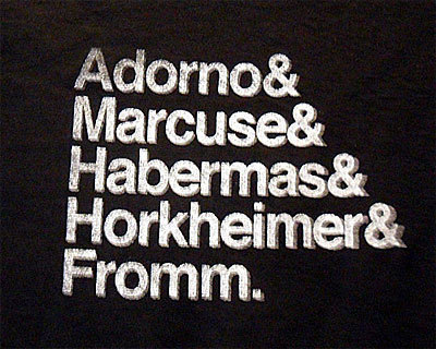 Frankfurt School shirt