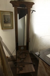 The guillotine remained the official means of excecution in France until the death penalty was outlawed in 1981. The last execution by guillotine was in 1977.