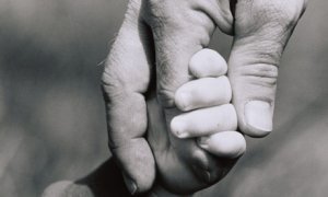 father's hand