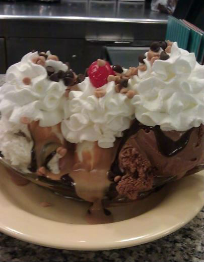 No Way Jose Sundae at Beaches N Cream Soda Shop.