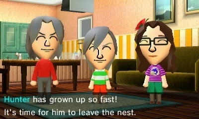 Traveler leaving Tomodachi Life