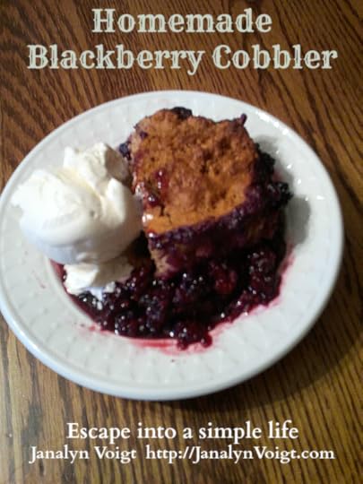 Homemade Blackberry Cobbler from Janalyn Voigt