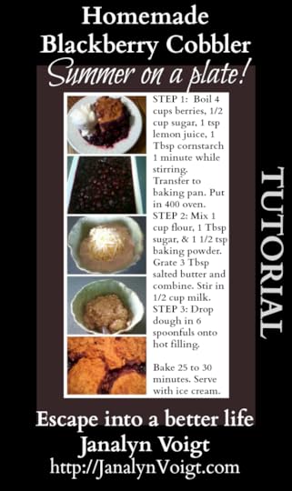 Homemade Blackberry Cobbler