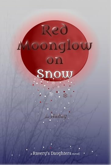 RedMoonglowOnSnow by L. Nahay