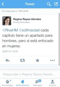 regina reyes heroles vivir como reina tuit