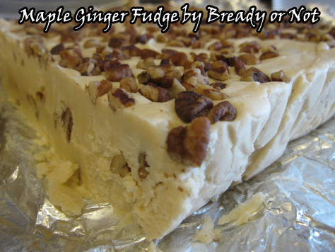 Maple Ginger Fudge