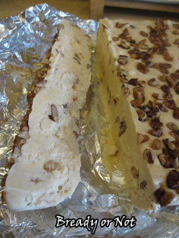 Maple ginger fudge.