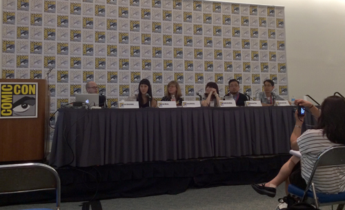 Cartoonists panel at SDCC