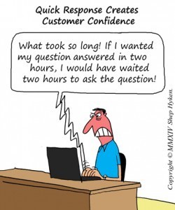 Quick Response Creates Confidence - Low Res